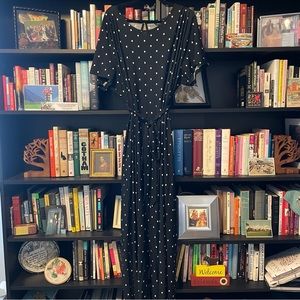 ASOS Black and White Polka Dot Jumpsuit